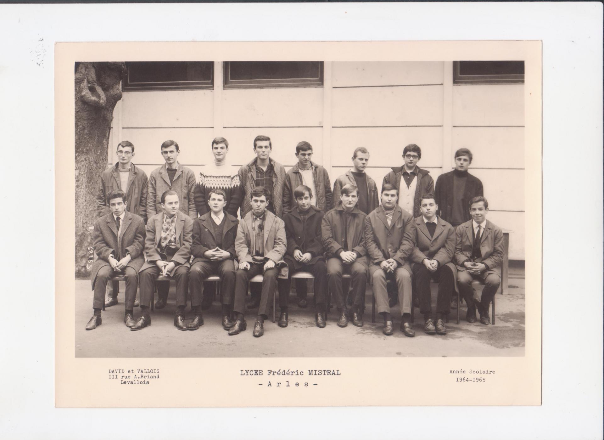 Classe1ère 1964-65
